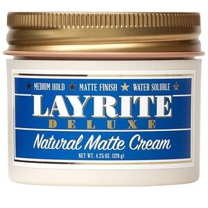 Layrite Deluxe Natural Matte Cream 4.25 oz